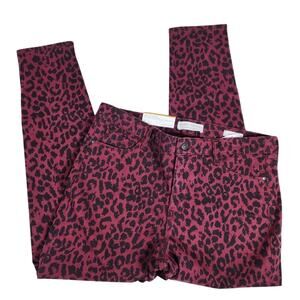 NWT Sanctuary Social Standard Cheetah Print Ankle Skinny Jeans Size 12
